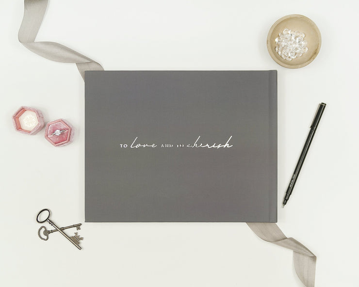 Real Foil Wedding Guest Book #151 by Starboard Press