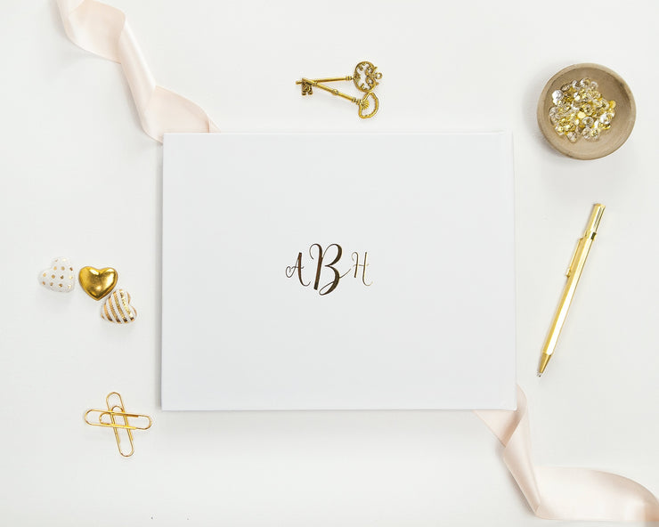 Real Foil Wedding Guest Book #152 by Starboard Press