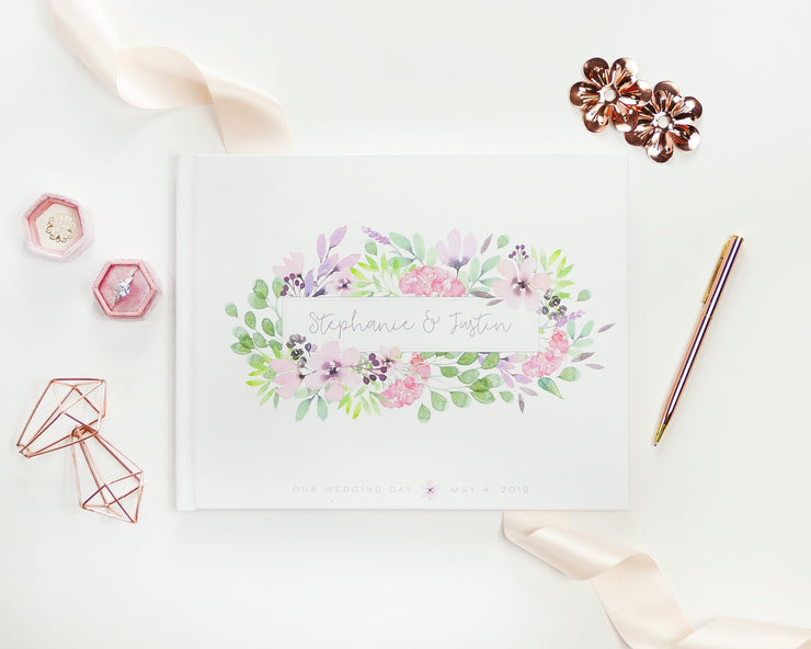 Real Foil Wedding Guest Book #157 by Starboard Press