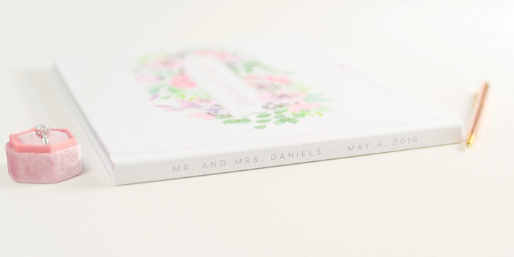 Real Foil Wedding Guest Book #157 by Starboard Press