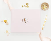 Real Foil Wedding Guest Book #159 by Starboard Press