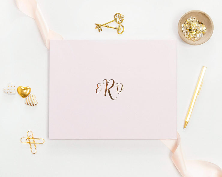 Real Foil Wedding Guest Book #159 by Starboard Press