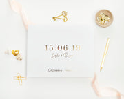 Real Foil Wedding Guest Book #160 by Starboard Press