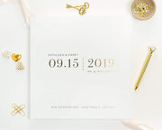 Real Foil Wedding Guest Book #162 by Starboard Press