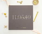 Real Foil Wedding Guest Book #164 by Starboard Press