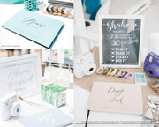 Real Foil Wedding Guest Book #165 by Starboard Press