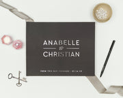 Real Foil Wedding Guest Book #171 by Starboard Press