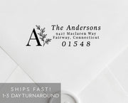 Return Address Stamp, Custom Rubber Stamp #010 by Starboard Press - Starboard Press