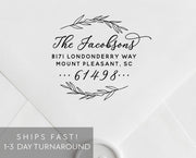 Return Address Stamp, Custom Rubber Stamp #012 by Starboard Press - Starboard Press