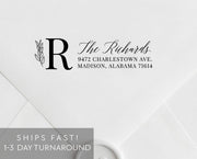 Return Address Stamp, Custom Rubber Stamp #014 by Starboard Press - Starboard Press