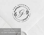 Return Address Stamp, Custom Rubber Stamp #018 by Starboard Press - Starboard Press