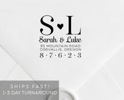Return Address Stamp, Custom Rubber Stamp #021 by Starboard Press - Starboard Press