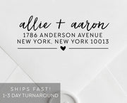 Return Address Stamp, Custom Rubber Stamp #029 by Starboard Press - Starboard Press