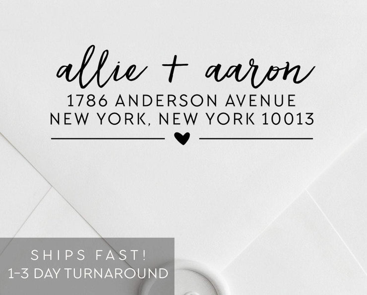 Return Address Stamp, Custom Rubber Stamp #029 by Starboard Press - Starboard Press