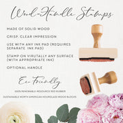 Return Address Stamp, Custom Rubber Stamp #030 by Starboard Press - Starboard Press