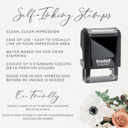 Return Address Stamp, Custom Rubber Stamp #030 by Starboard Press - Starboard Press