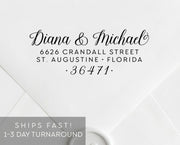 Return Address Stamp, Custom Rubber Stamp #032 by Starboard Press - Starboard Press