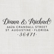 Return Address Stamp, Custom Rubber Stamp #032 by Starboard Press - Starboard Press