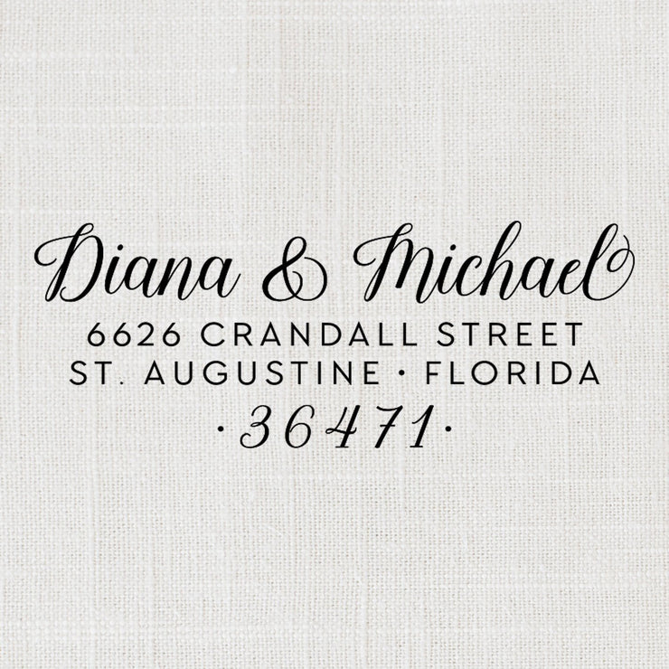 Return Address Stamp, Custom Rubber Stamp #032 by Starboard Press - Starboard Press