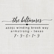 Return Address Stamp, Custom Rubber Stamp #033 by Starboard Press - Starboard Press