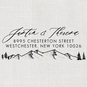Return Address Stamp, Custom Rubber Stamp #034 by Starboard Press - Starboard Press