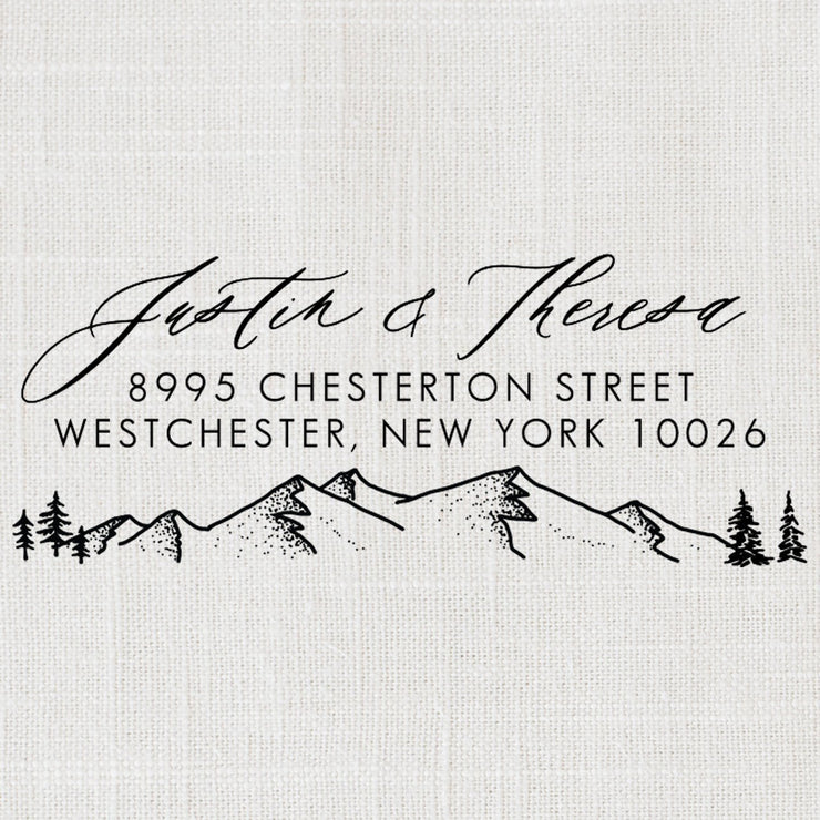 Return Address Stamp, Custom Rubber Stamp #034 by Starboard Press - Starboard Press