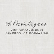 Return Address Stamp, Custom Rubber Stamp #036 by Starboard Press - Starboard Press