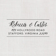 Return Address Stamp, Custom Rubber Stamp #041 by Starboard Press - Starboard Press