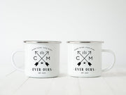 Wedding Favor Camp Mug, Personalized Wedding Mug #002 by Starboard Press - Starboard Press