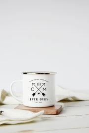 Wedding Favor Camp Mug, Personalized Wedding Mug #002 by Starboard Press - Starboard Press