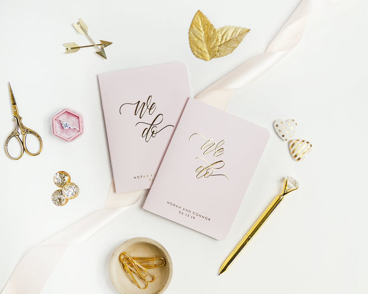Wedding Vow Books, Custom Vow Booklets #001 by Starboard Press