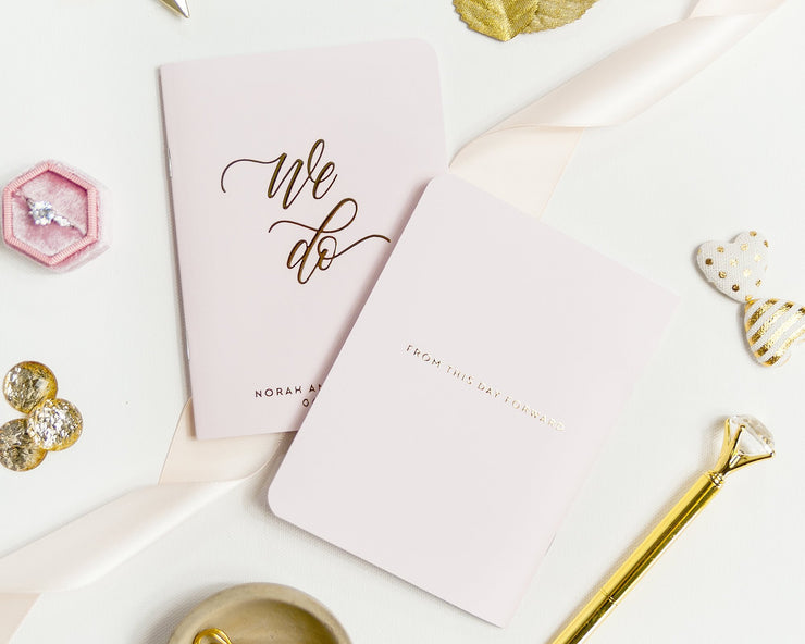 Wedding Vow Books, Custom Vow Booklets #001 by Starboard Press