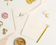 Wedding Vow Books, Custom Vow Booklets #005 by Starboard Press