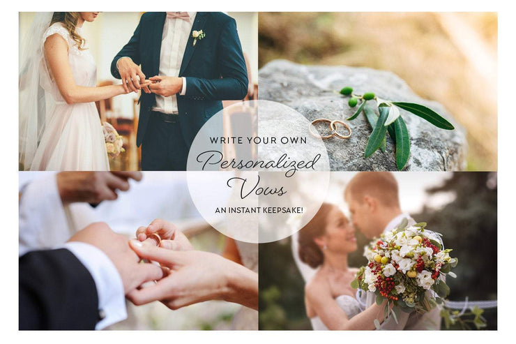 Wedding Vow Books, Custom Vow Booklets #005 by Starboard Press