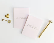 Wedding Vow Books, Custom Vow Booklets #006 by Starboard Press