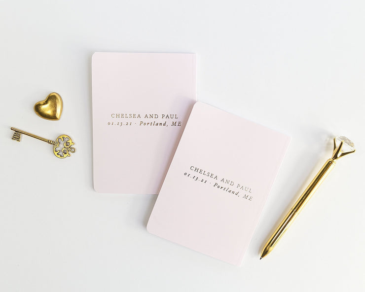 Wedding Vow Books, Custom Vow Booklets #006 by Starboard Press
