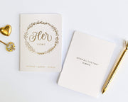 Wedding Vow Books, Custom Vow Booklets #007 by Starboard Press
