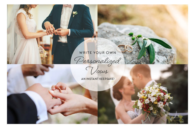 Wedding Vow Books, Custom Vow Booklets #011 by Starboard Press