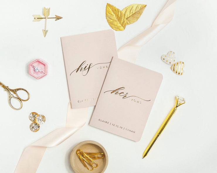Wedding Vow Books, Custom Vow Booklets #015 by Starboard Press
