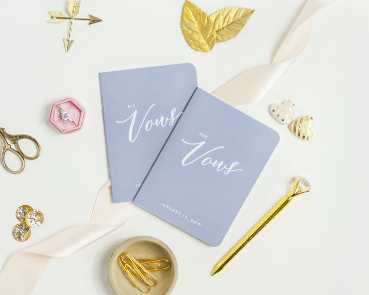 Wedding Vow Books, Custom Vow Booklets #016 by Starboard Press
