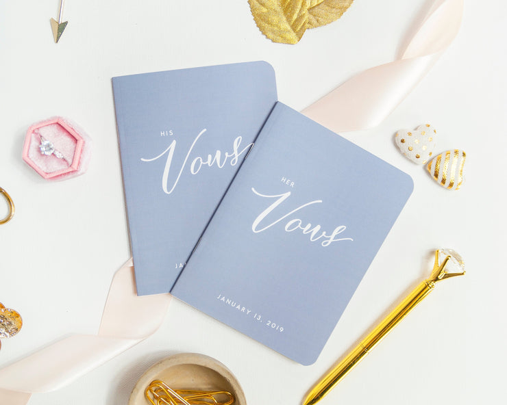 Wedding Vow Books, Custom Vow Booklets #016 by Starboard Press
